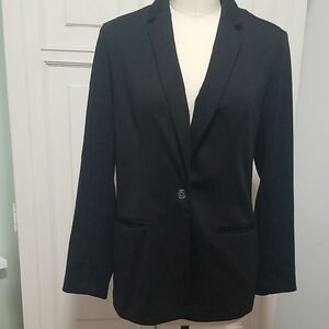 Nine West Soft Suiting Black Blazer